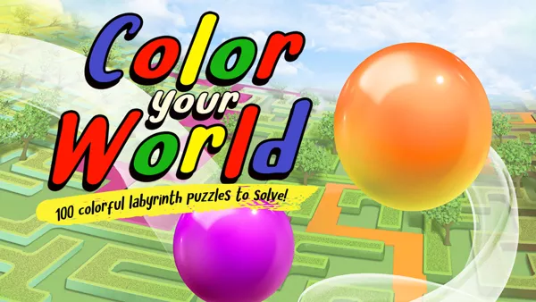 обложка 90x90 Color Your World: 100 Colorful Labyrinth Puzzles to Solve!