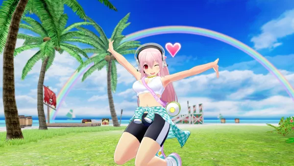 Senran Kagura: Peach Beach Splash - Sakura Swimsuit Pack official  promotional image - MobyGames