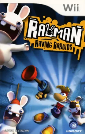 Rayman Raving Rabbids Back Cover Rayman: Raving Rabbids box covers - MobyGames