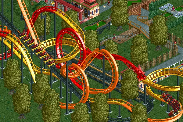 Roller Coaster Tycoon Classic - Three Monkeys Park 