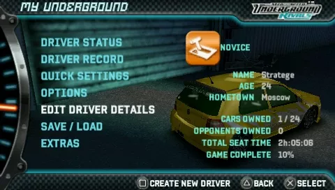 Need for Speed Underground: Rivals - Sony PSP - Games Database