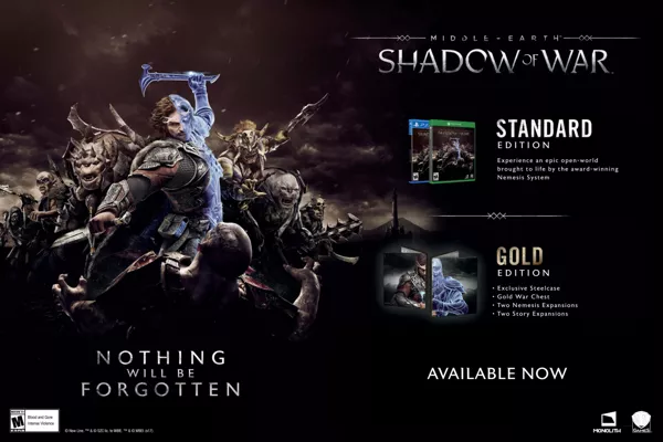 Battle Your Nemesis In Middle-Earth: Shadow of Mordor - Xbox Wire