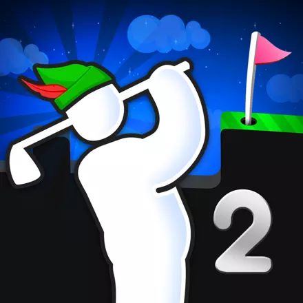 постер игры Super Stickman Golf 2