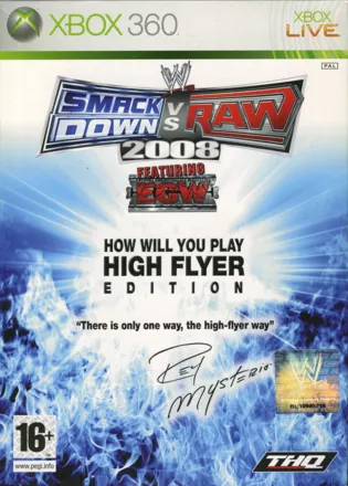 постер игры WWE Smackdown vs. Raw 2008 (High Flyer Edition)