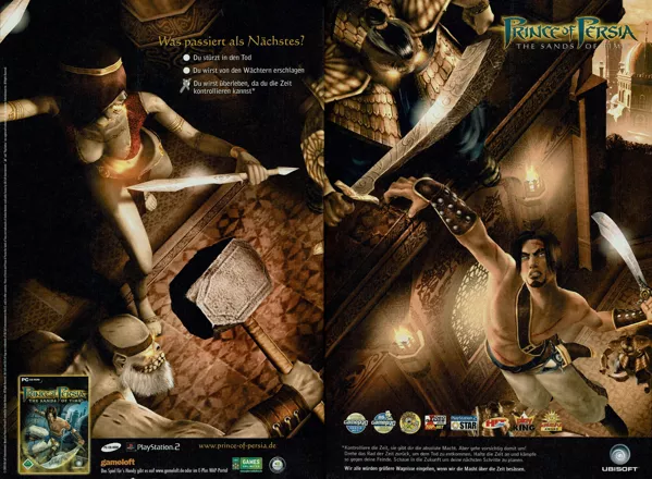 Prince of Persia Sands of Time PS2 GBA Original Magazine DPS Advert  LD000381 on eBid United States