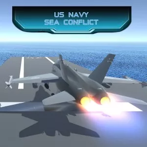 постер игры US Navy Sea Conflict