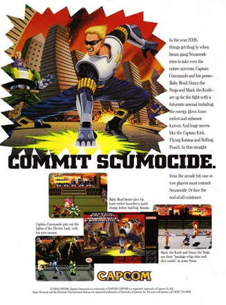 Captain Commando  The Video Games Tribe