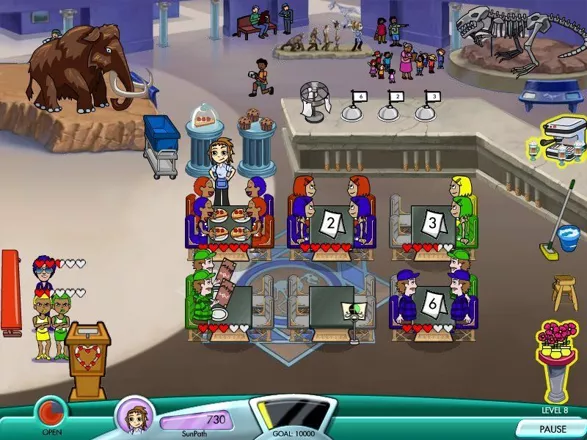 Screenshot of Diner Dash 2: Restaurant Rescue (Windows, 2006) - MobyGames