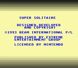 Super Solitaire (SNES)