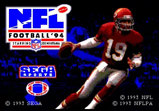 NFL '95 (1994) - MobyGames