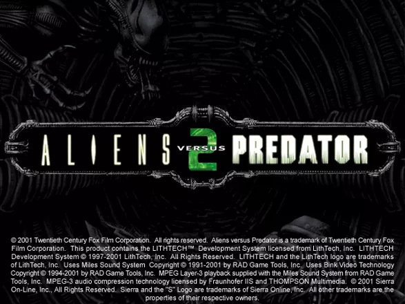 Aliens Versus Predator 2 (2001) - MobyGames