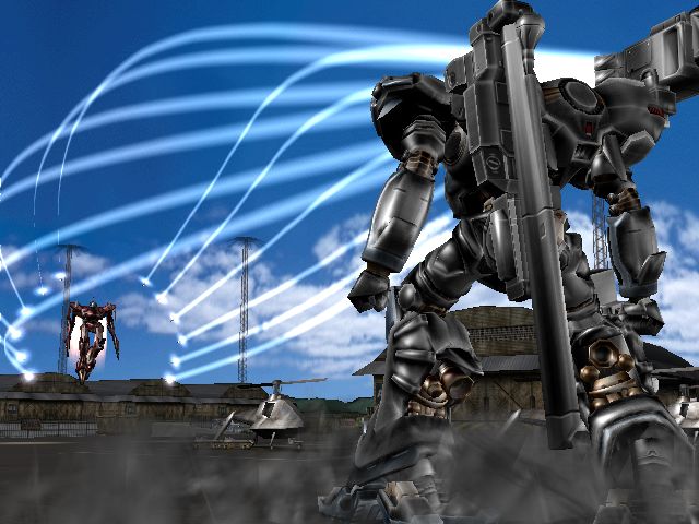 Armored Core 2 Screenshot (Agetec PS2 Graphic Assets disc): Missile