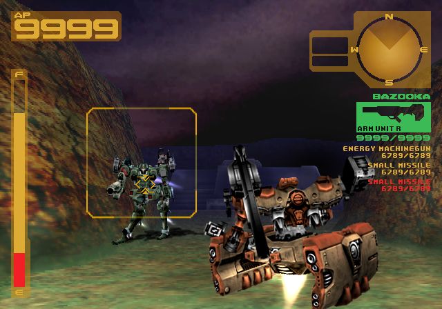 Armored Core 2 Screenshot (Agetec PS2 Graphic Assets disc)