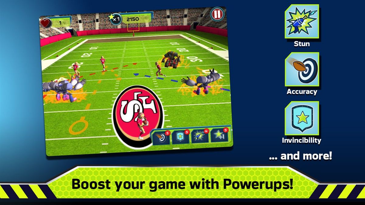 NFL Rush Heroes & Rivals Screenshot (Microsoft.com product page)