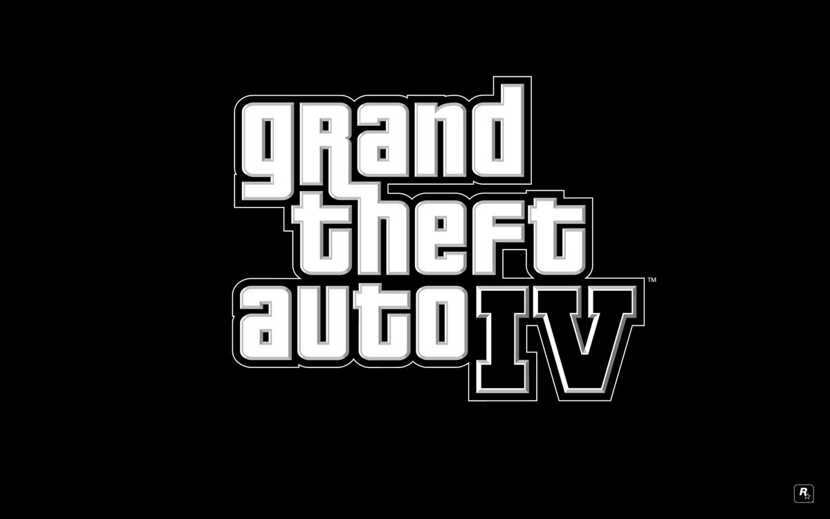 Grand Theft Auto IV Wallpaper (Rockstar Games website): Logo