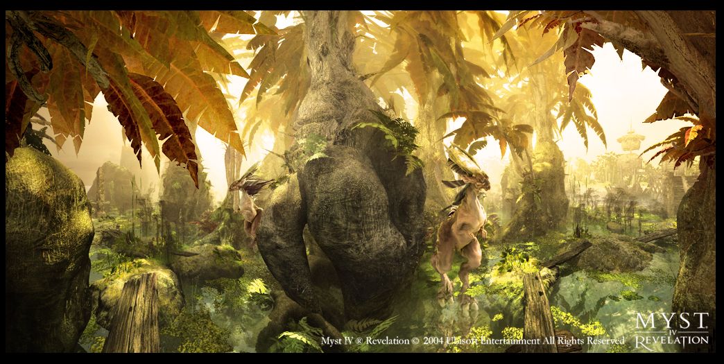 Myst IV: Revelation Screenshot (Ubisoft E3 2004 Press Kit CD1): Swamp grand angle