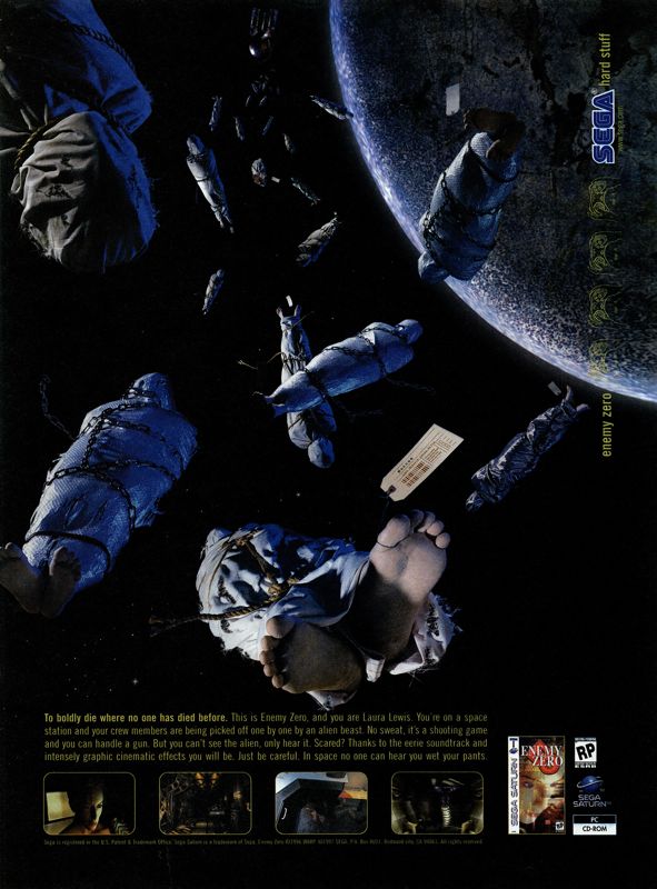Enemy Zero Magazine Advertisement (Magazine Advertisements): Next Generation (U.S.) Issue #36 (December 1997)