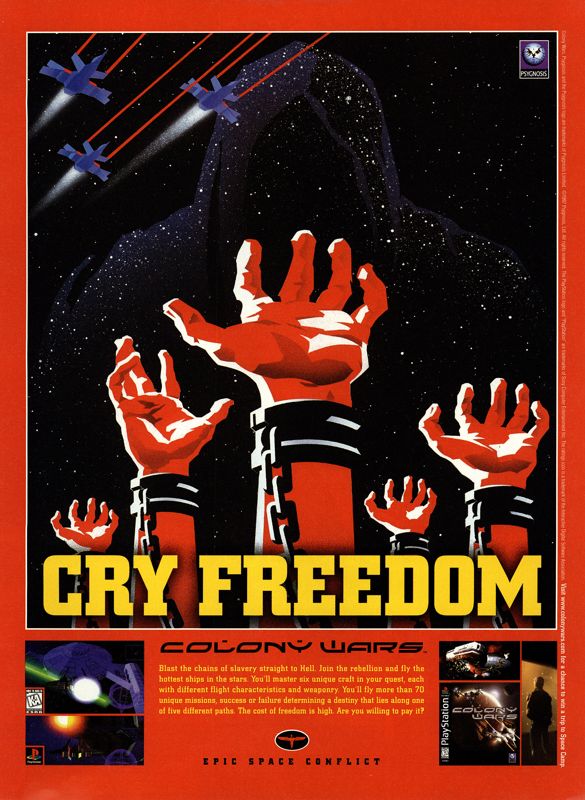 Colony Wars Magazine Advertisement (Magazine Advertisements): Next Generation (U.S.) Issue #36 (December 1997)