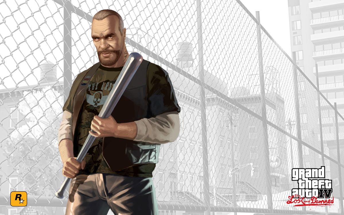 Grand Theft Auto IV: The Lost and Damned Wallpaper (Rockstar Games website): Billy