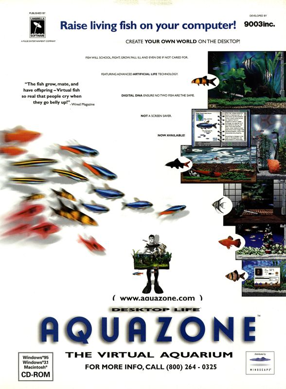 Aquazone Magazine Advertisement (Magazine Advertisements): Next Generation (U.S.) Issue #36 (December 1997)