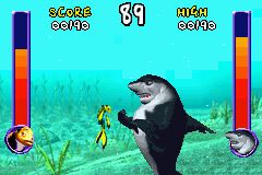 DreamWorks Shark Tale Screenshot (Shark Tale Press Kit): Oscar Fights a Shark