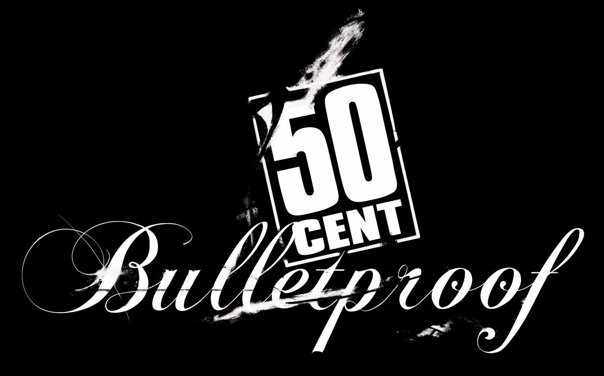 50 Cent: Bulletproof Logo (Vivendi Universal Games 2005 E3 DPK): On Black