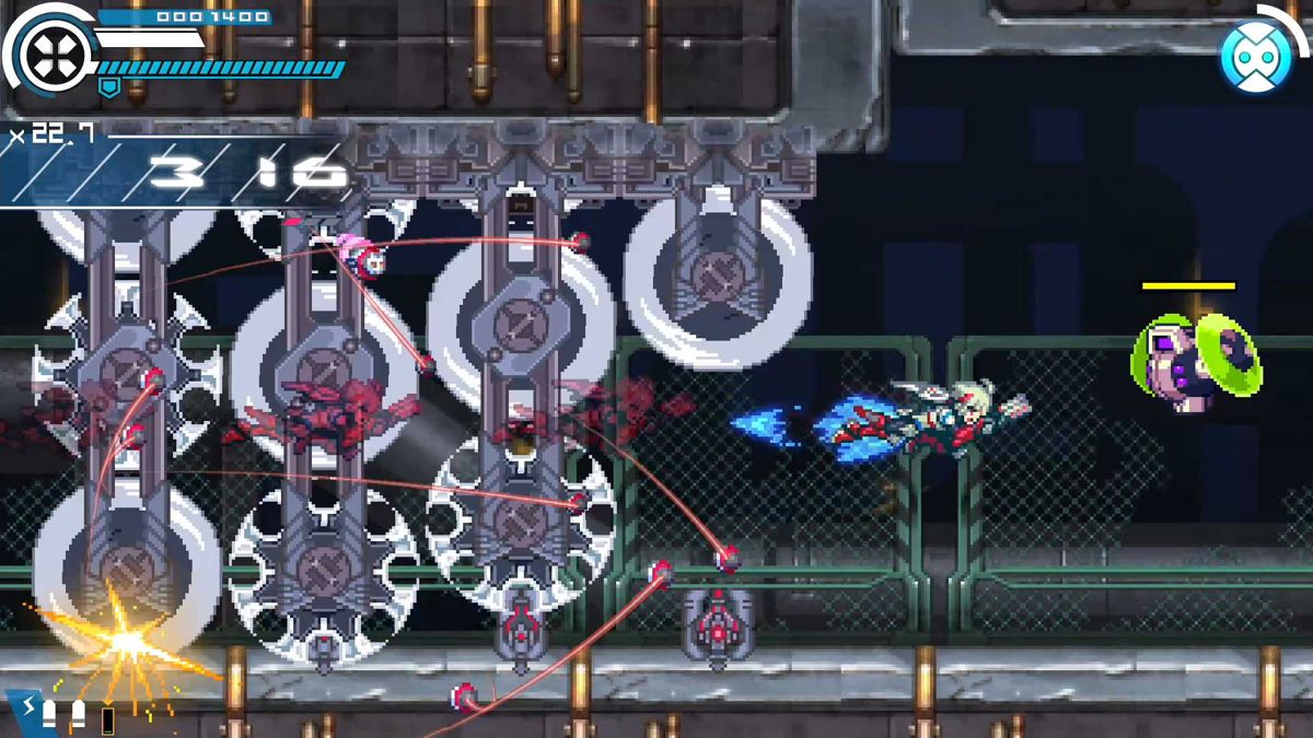 Gunvolt Chronicles: Luminous Avenger iX Screenshot (PlayStation Store)