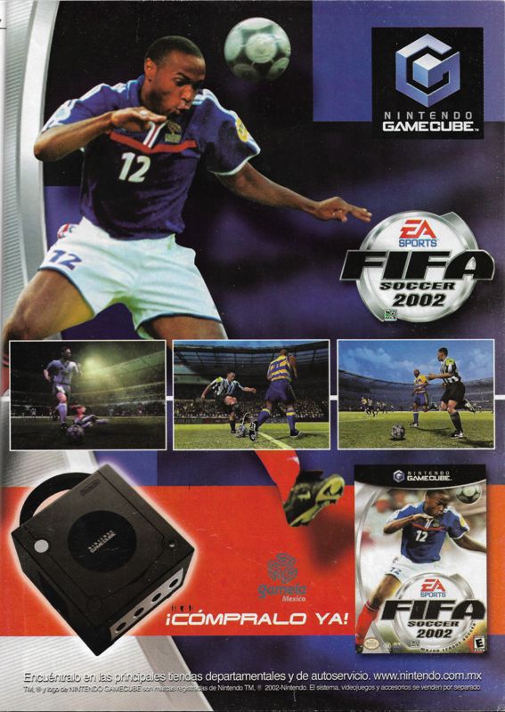 FIFA Soccer 2002: Major League Soccer Magazine Advertisement (Magazine Advertisements): Club Nintendo (Mexico), Issue #124 (March 2002)