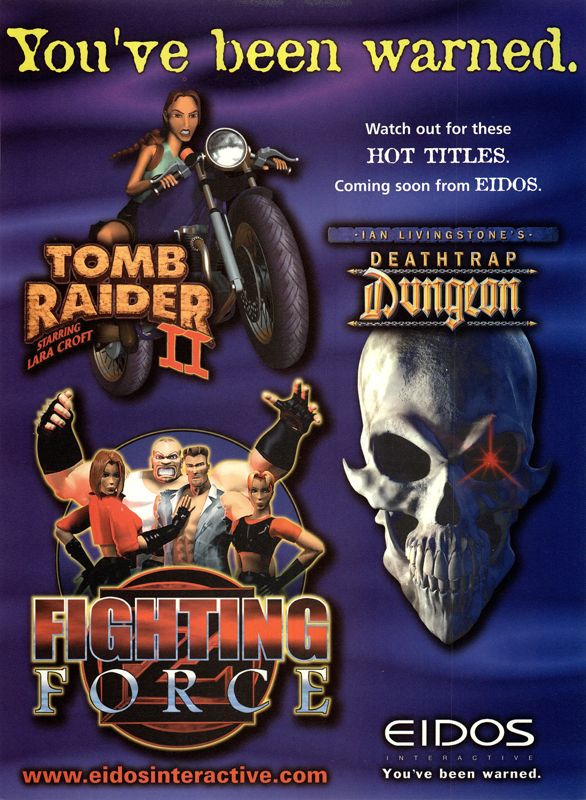 Ian Livingstone's Deathtrap Dungeon Magazine Advertisement (Magazine Advertisements): Next Generation (U.S.) Issue #37 (January 1998)