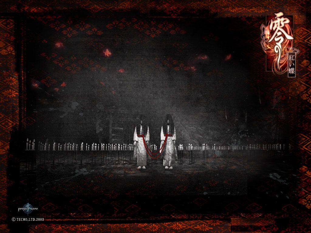 Fatal Frame II: Crimson Butterfly Wallpaper (Official Website): 【双子巫女】 miko