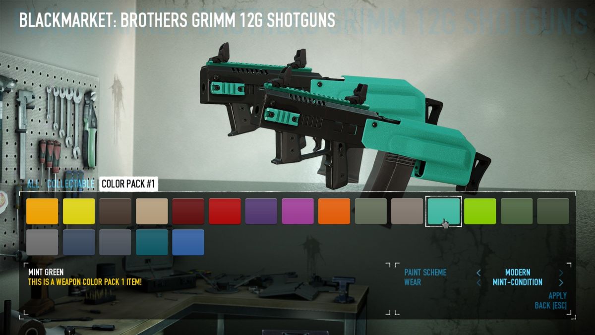 Payday 2: Weapon Color Pack 01 Screenshot (Steam)