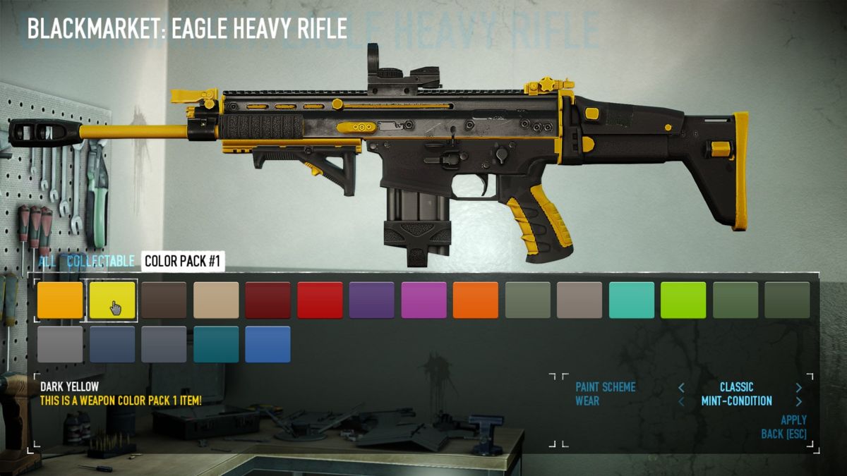 Payday 2: Weapon Color Pack 01 Screenshot (Steam)