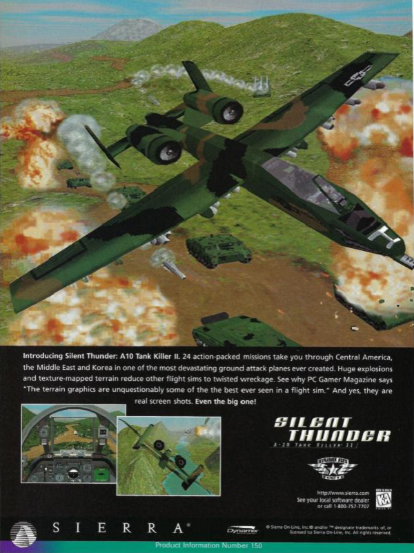 Silent Thunder A 10 Tank Killer Ii Silent Thunder: A-10 Tank Killer II official promotional image - MobyGames
