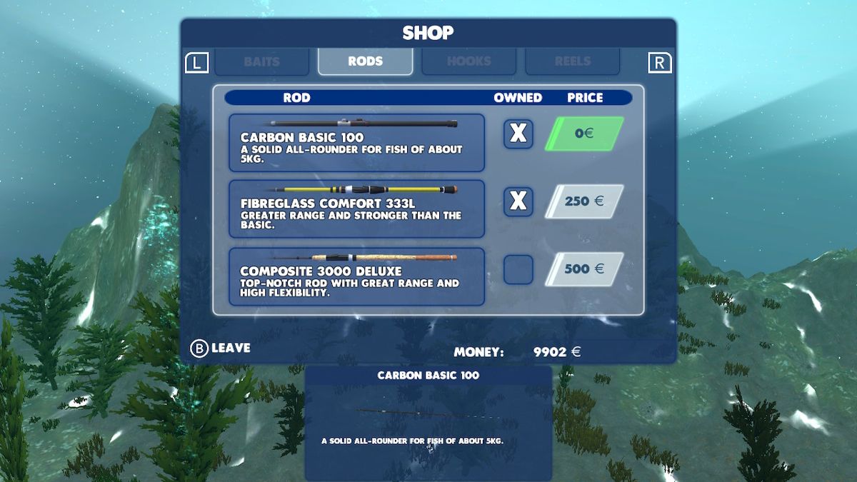 3D Arcade Fishing Screenshot (Nintendo.com.au)