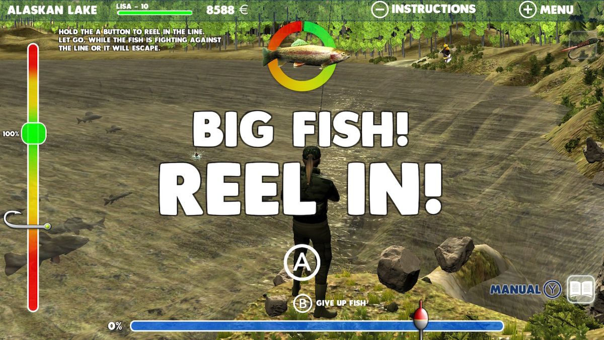 3D Arcade Fishing Screenshot (Nintendo.com.au)