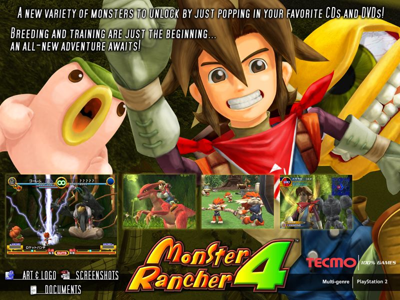 Monster Rancher 4 Other (Tecmo 2003 Line-Up Electronic Press Kit)