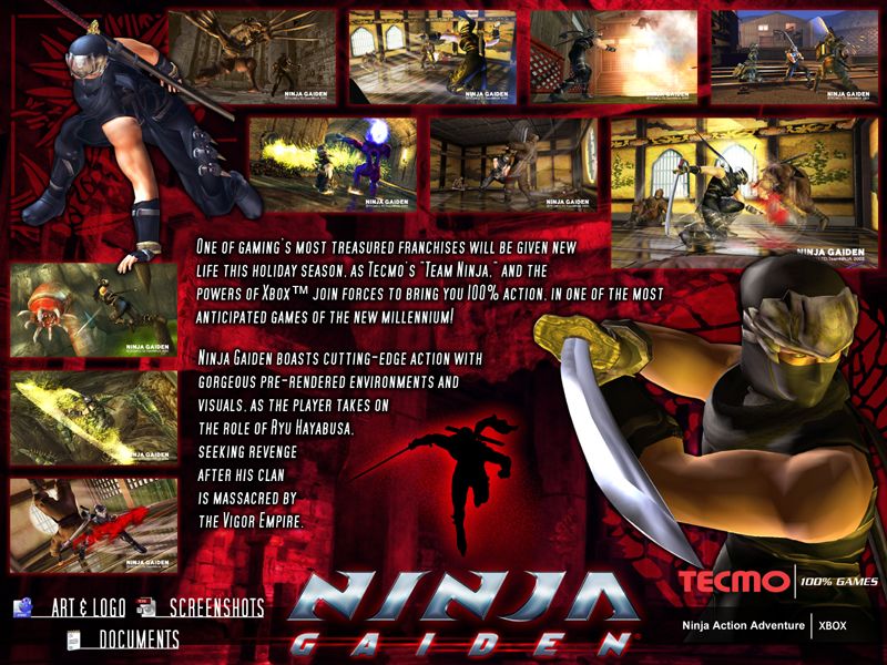 Ninja Gaiden Other (Tecmo 2003 Line-Up Electronic Press Kit)