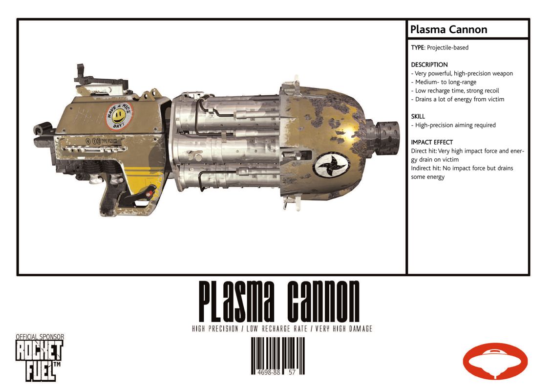 No Escape Render (Funcom Presskit): Weapon: Plasma Cannon
