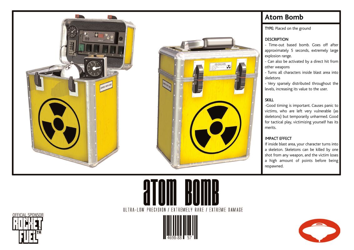 No Escape Render (Funcom Presskit): Weapon: Atom Bomb