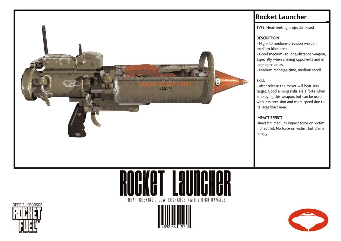 No Escape Render (Funcom Presskit): Weapon: Rocket Launcher