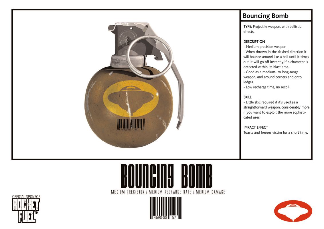 No Escape Render (Funcom Presskit): Weapon: Bouncing Bomb