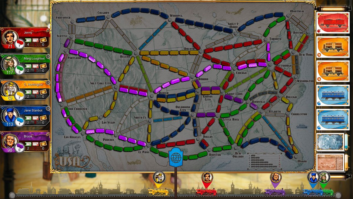 Ticket to Ride Screenshot (PlayStation Store)