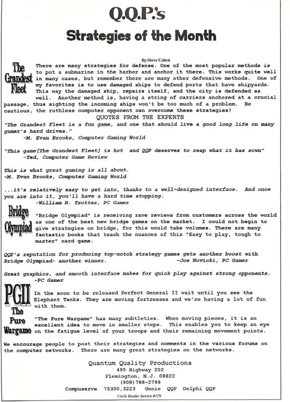 The Pure Wargame Magazine Advertisement (Magazine Advertisements): Computer Gaming World (US), Issue 123 (October 1994)