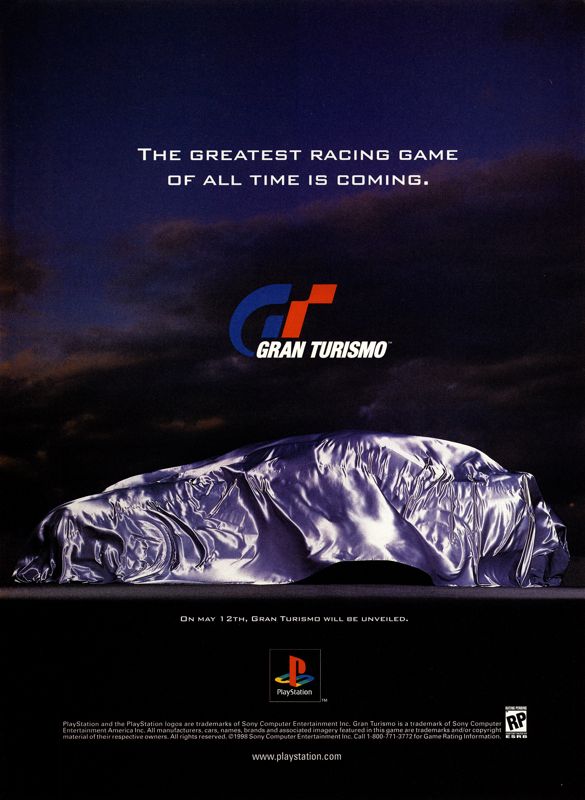 Gran Turismo Magazine Advertisement (Magazine Advertisements): Next Generation (U.S.) Issue #41 (May 1998)