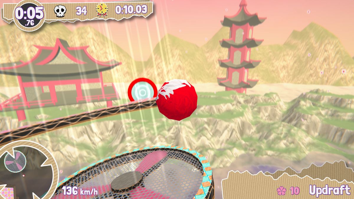 Paperball: Cherry Sky Pack Screenshot (Steam)