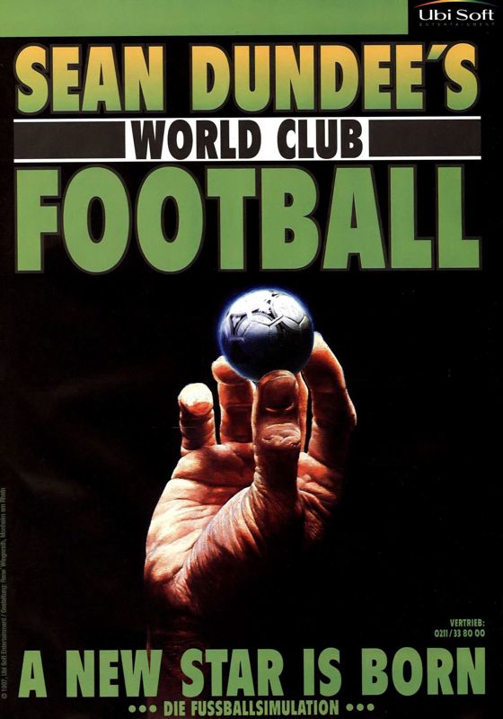 Sean Dundee's World Club Football Magazine Advertisement (Magazine Advertisements): PC Games (Germany), Issue 06/1997
