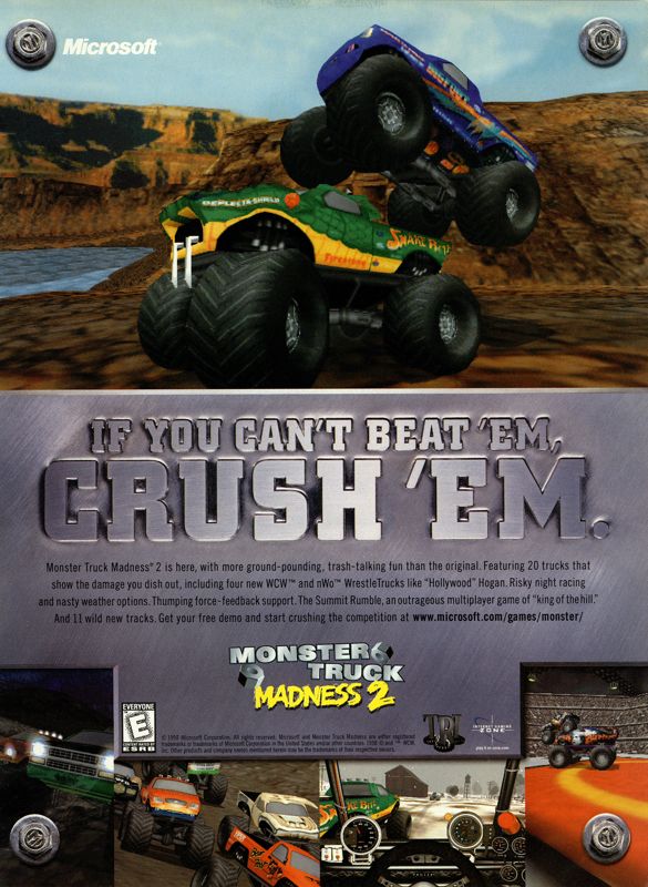 Monster Truck Madness 2 Magazine Advertisement (Magazine Advertisements): Next Generation (U.S.) Issue #42 (June 1998)