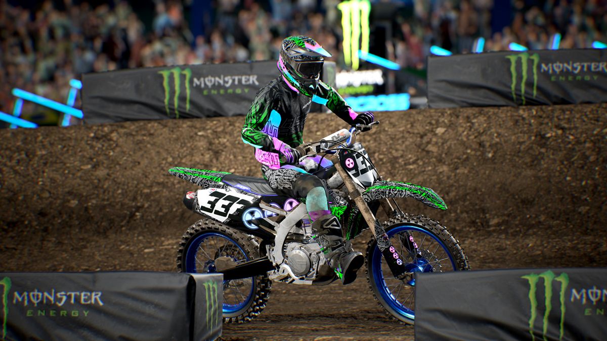 Monster Energy Supercross 4: The Official Videogame - Customization Pack Neon Screenshot (Steam)