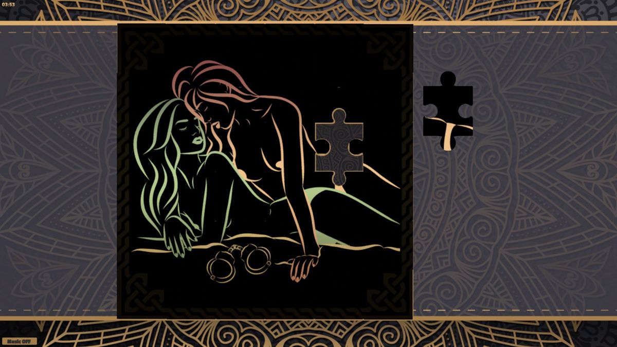 LineArt Jigsaw Puzzle: Erotica 4 Screenshot (Steam)