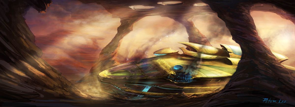 StarCraft II: Wings of Liberty Concept Art (Battle.net (2016)): Protoss - Environment - Crash